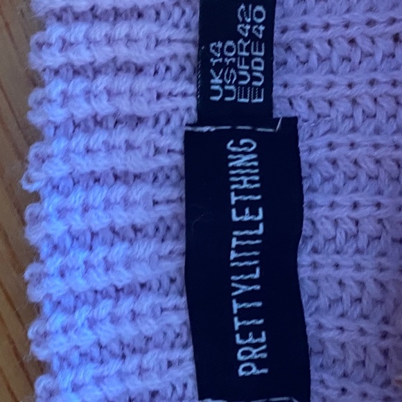 PRETTY LITTLE THING COLOUR BLOCK SWEATER - Picture 4 of 4